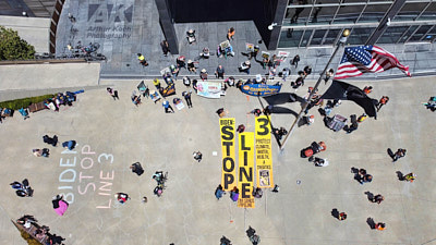 Stop Line 3 Activists Rally At US Army Corps Of Engineers Office:July 16th, 2021